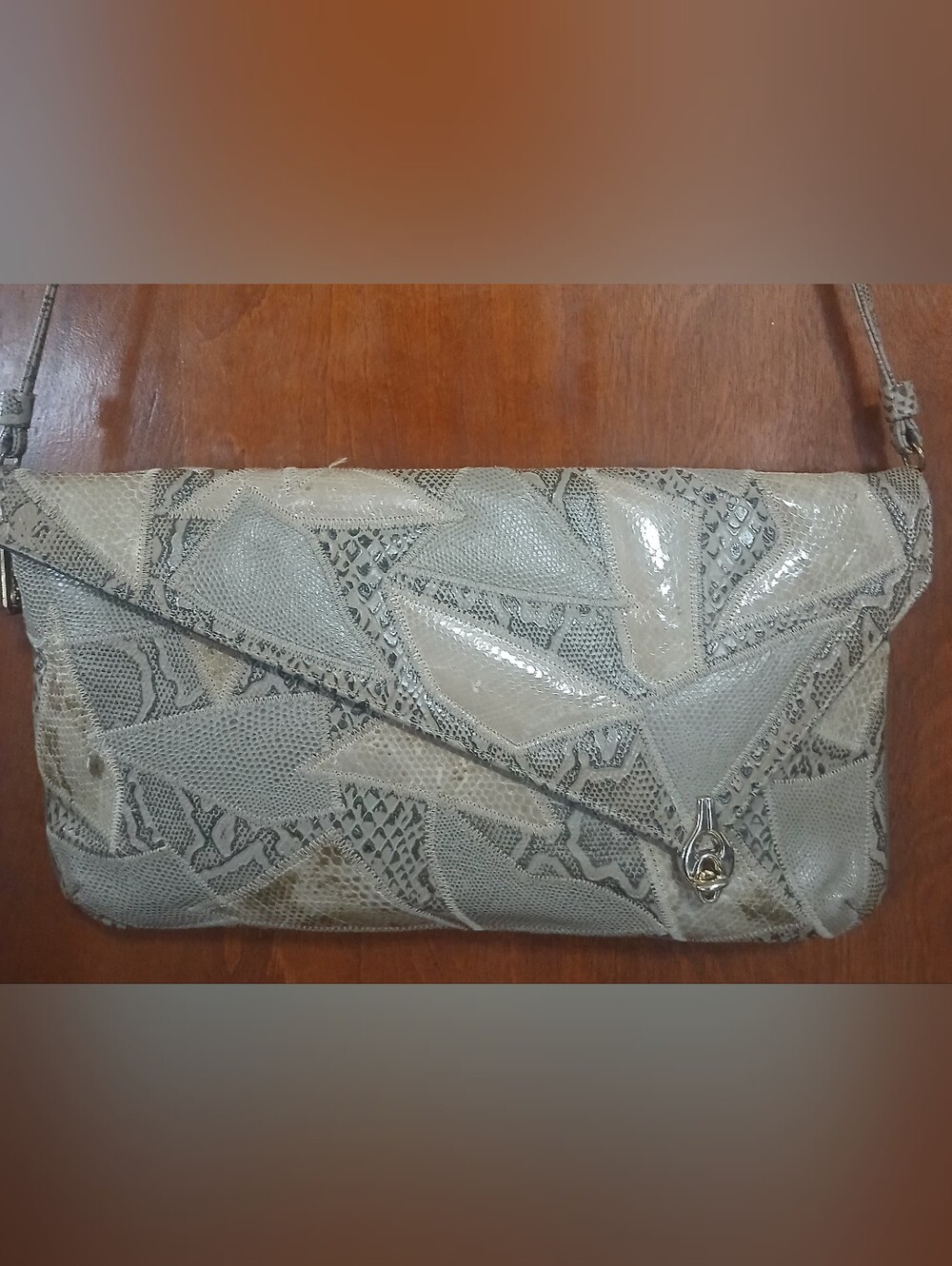 Snakeskin Vintage Caprice Bag